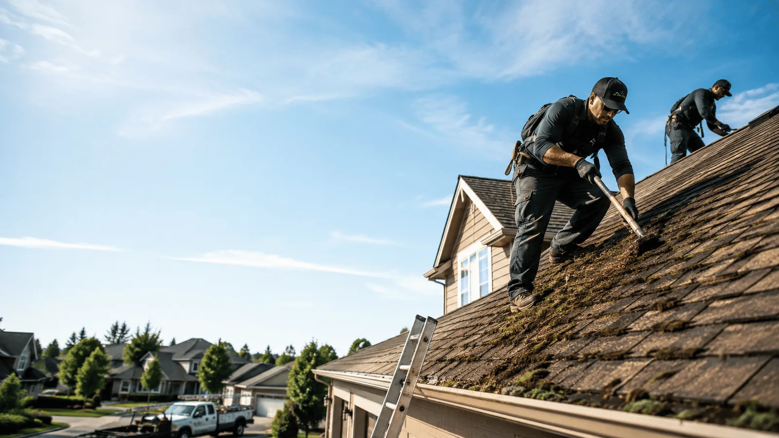 Roof Moss Removal in Santa Fe, TN near me